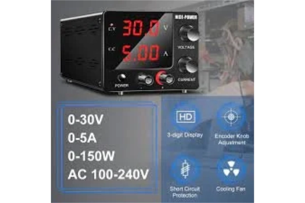 DC Power Supply Adjustable 0 30V 0 5A