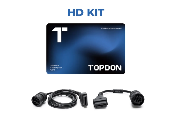 Topdon Heavy Duty Software and Cable Set